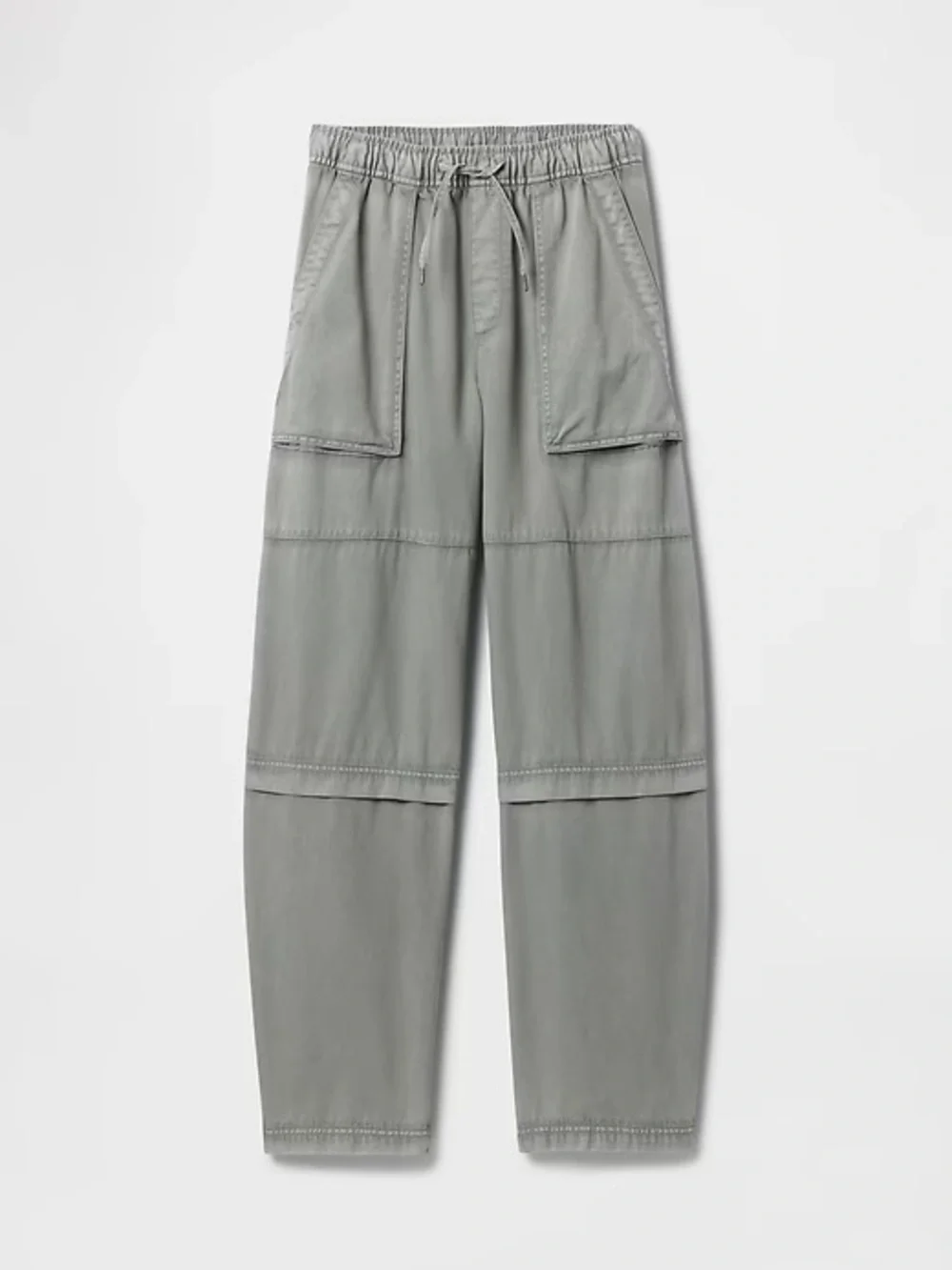 GAP Mid Rise Easy Utility Barrel Pants TALL - Picture 2 of 7